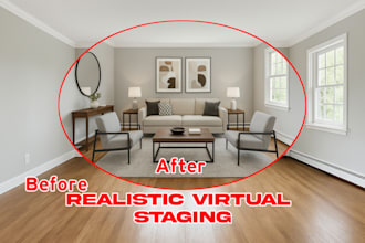 do realistic virtual staging, virtual renovation, virtual furniture