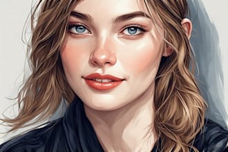 turn your photos to digital oil painting portrait