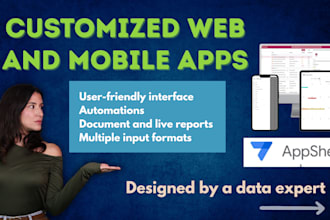 create a customized app for your business with appsheet
