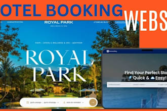 design a hotel booking website for a hotel booking agent