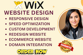 do wix website design, wix website redesign or wix studio website development