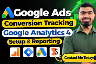 do google ads conversion tracking ga4 ecommerce tracking lead tracking reporting