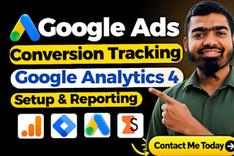 do google ads conversion tracking ga4 ecommerce tracking lead tracking reporting