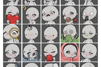 create a customized static twitch and discord emotes