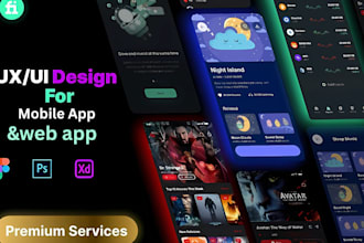 do clean figma website UI UX design, mobile app UI UX, dashboard ui ux design