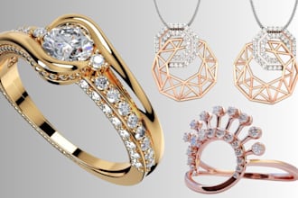 design 3d cad jewelry rings pendants grillz bracelets gemvision matrix