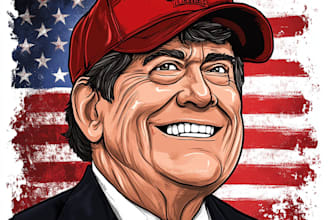 do a political cartoon or editorial cartoon for you