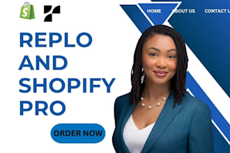 build replo shopify website gempages shopify store  shogun shopify marketing ads