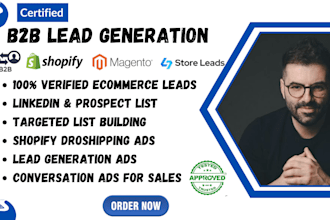 do b2b ecommerce leads shopify and business leads amazon seller leads