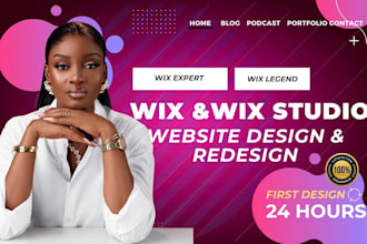 wix website design wix website redesign wix website development wix website