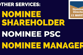 act as UK nominee director and provide trusted UK nominee director service