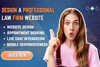 build lawyer website, create notary website, design lawyer website