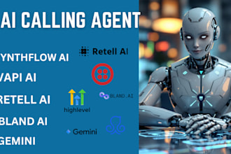 setup vapi ai calling agent, retell ai, bland ai, synthflow make com manychat