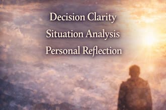 analyze your situation and provide honest insight and guidance
