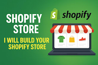 design shopify ecommerce website, build shopify online store, dropshipping