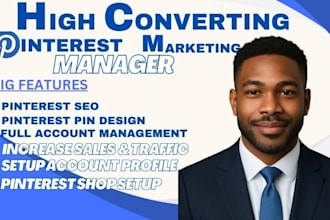 do pinterest marketing SEO pin ads social media manager promotion shopify market
