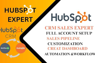 do hubspot, newsletter, sales pipelines, dashboard report, form design, workflow