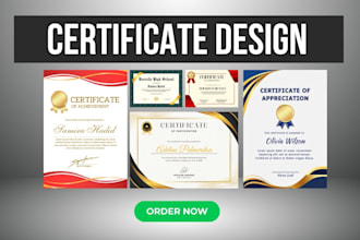 design editable certificates, diplomas and awards in canva