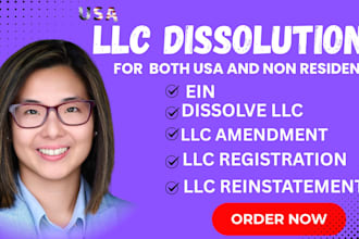 do llc dissolution, reinstate, llc address change,ein