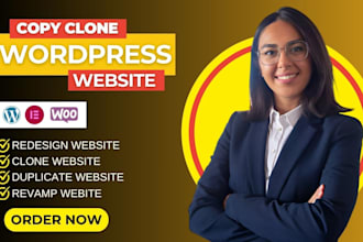 copy clone, edit, revamp wordpress website