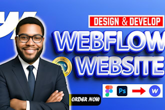 design, develop webflow website, webflow website design and figma to webflow