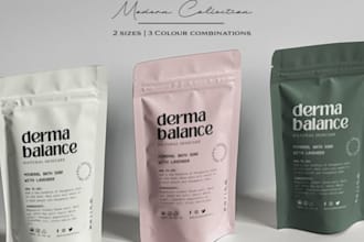 create custom product packaging, labels, stickers, and 3d box mockups