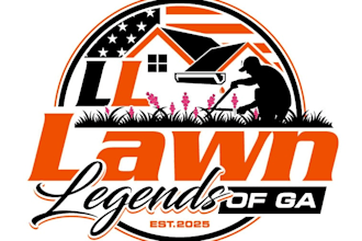 design awesome lawn logo