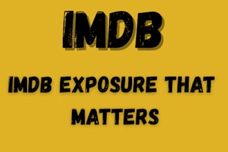 boost your imdb profile  promote your imdb page imdb starmeter imdb ranking