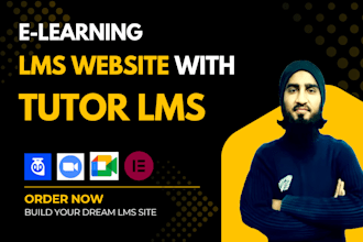 develop and customize a professional wordpress lms website with tutor lms