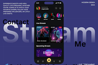 develop live streaming app streaming website video streaming app streaming app