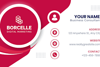 design professional business cards with unique and modern style