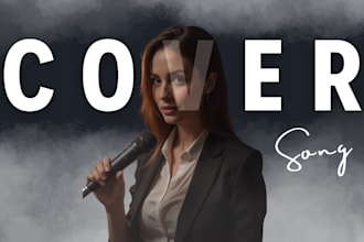 be your female singer, do instrumental for your cover song, backing track