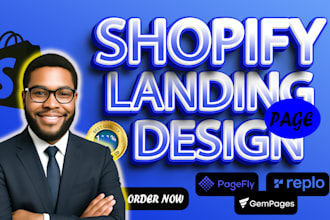 design a high converting shopify landing page for your product