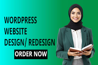 build a business portfolio website with wordpress