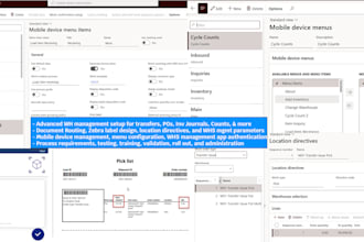 help you implement advanced warehouse management in d365