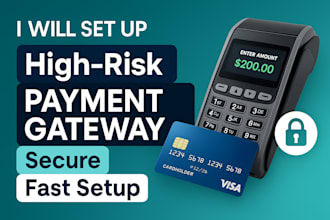 integrate secure payment processors for high risk merchants