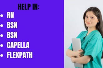 do rn, bsn, msn, capella, flexpath tasks
