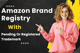 approve amazon brand registry with pending or registered trademark