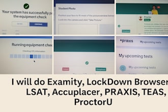 do task on examplify, lockdown browser, oeb, accuplacer, praxis, teas, proctoru