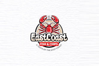design fun seafood restaurant logo