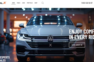 create car detailing website, car wash website, auto detailing website