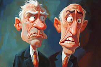 draw satire, editorial or political cartoons for you
