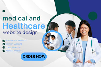 create medical healthcare website,clinic,dentist,yoga business wordpress website