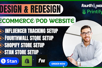 setup influencer tracking ecommerce store with forthwall, stan shopify store pod