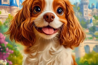 make realistic portraits of your cat, dog or any pets