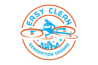 create modern professional drone logo design
