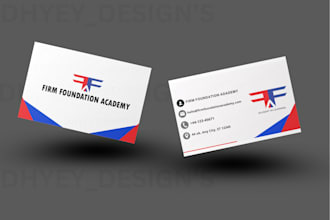 make clean and modern business card designs