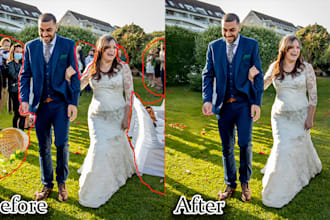 professionally add or remove objects and people in photoshop