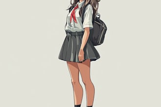 draw a very beautiful anime art for you in my style