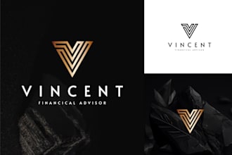 design luxury minimalist elegant initial monogram logo for you